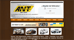 Desktop Screenshot of ant-rentacar.com